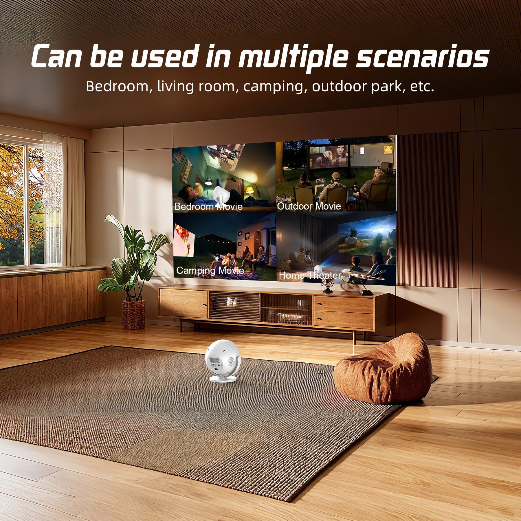 360 Portable Smart Projector