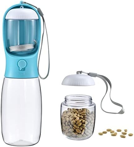 Petpop 2-in-1 Portable Dog Water Bottle & Food Container