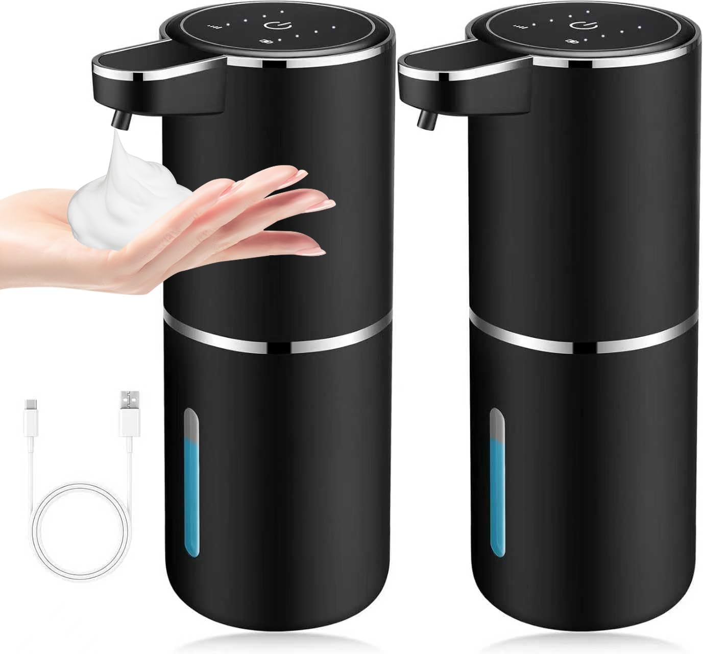 Automatic Foaming Soap Dispenser 2 Pack