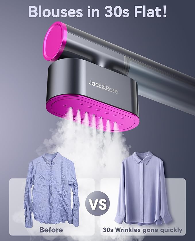 Travel Garment Steamer & Iron 2-in-1, Travel Size,Large Ceramic Heat Panel,for Global and Europe