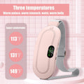 Heating Pad for Period Cramps, Three-Speed Adjustment，Portable Cordless Rechargeable Heating Pad for Menstrual Pain Relief
