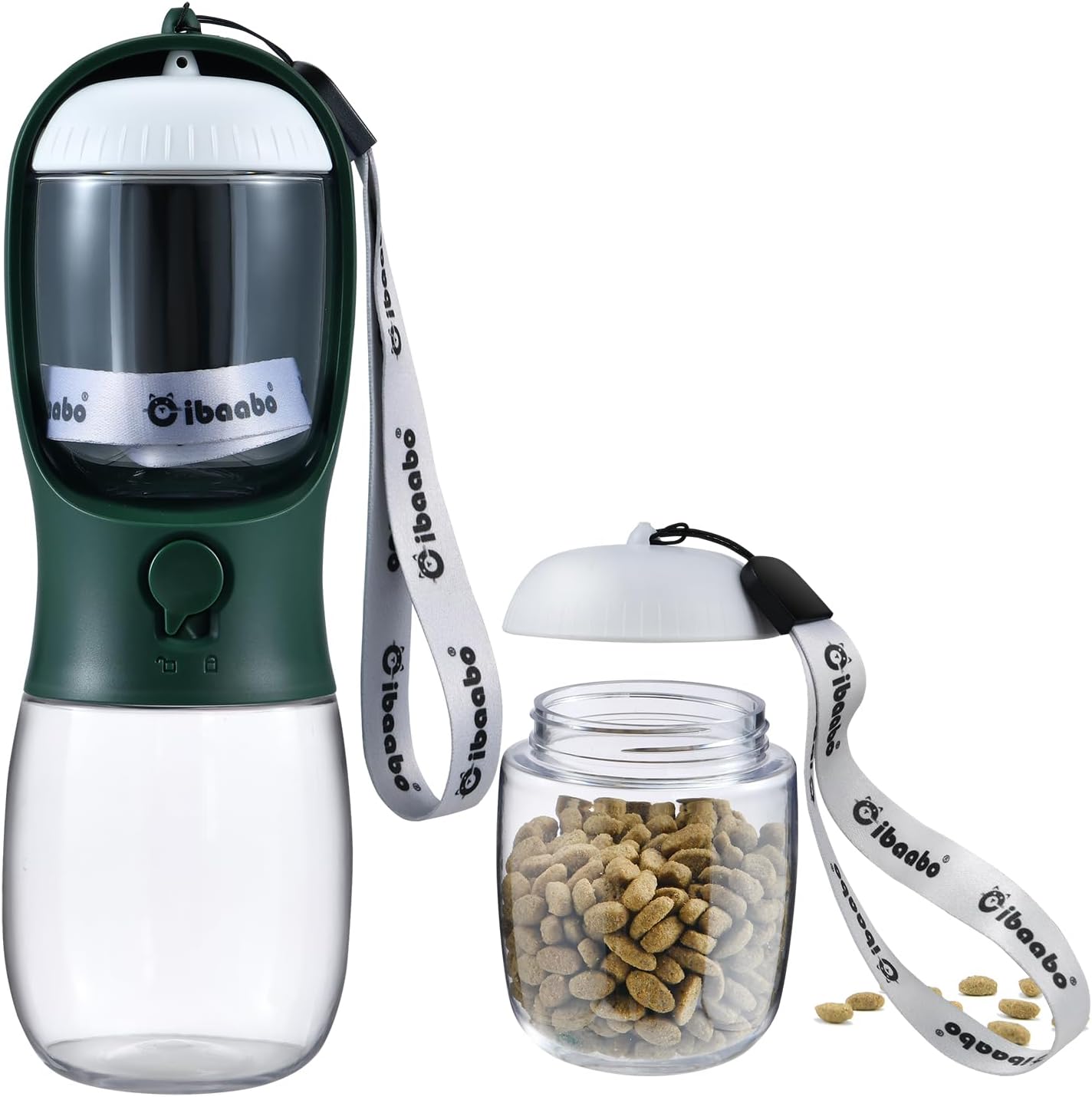 Petpop 2-in-1 Portable Dog Water Bottle & Food Container