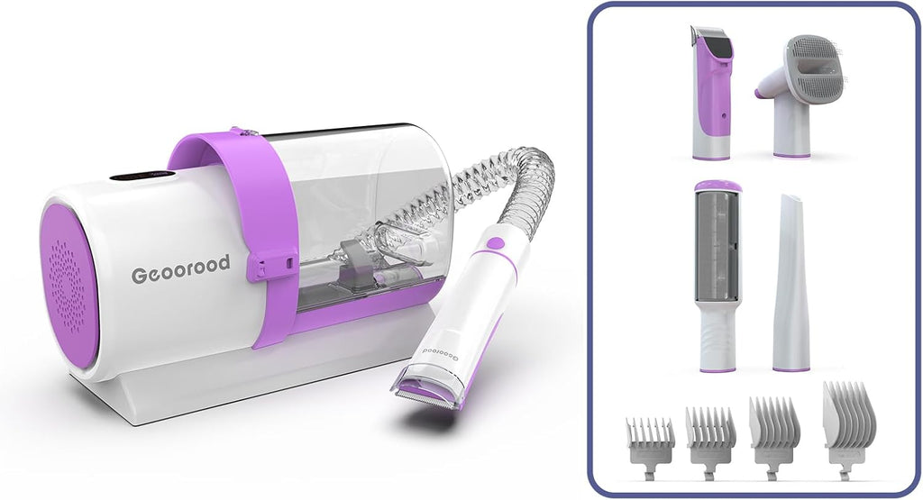 PetPopp™ Professional 5-in-1 Pet Grooming Vacuum Kit