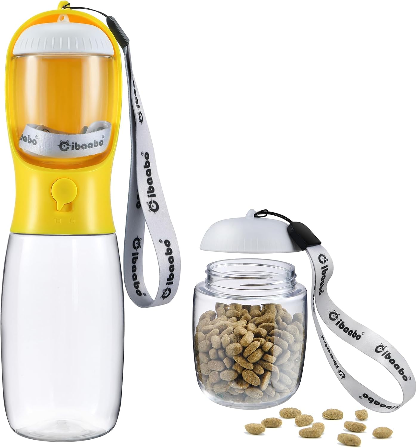 Petpop 2-in-1 Portable Dog Water Bottle & Food Container