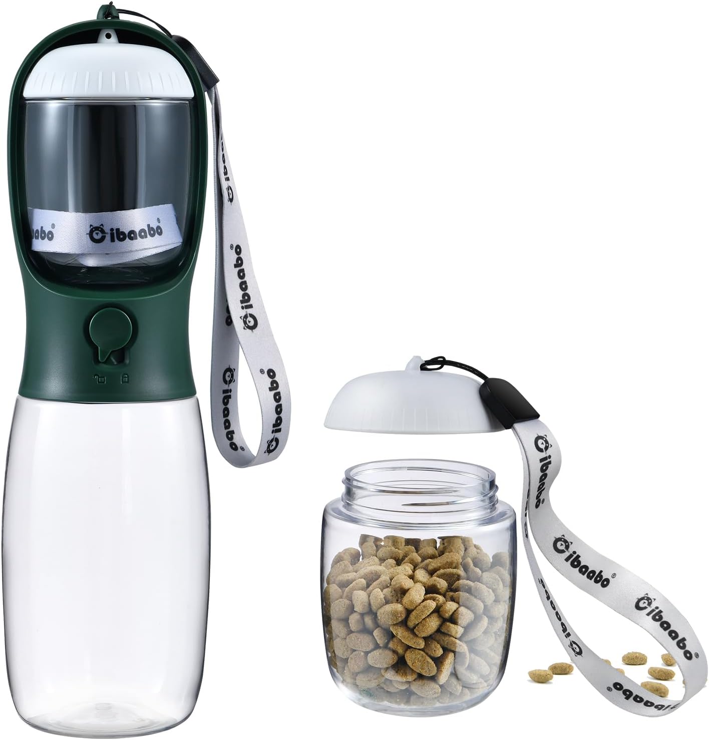 Petpop 2-in-1 Portable Dog Water Bottle & Food Container