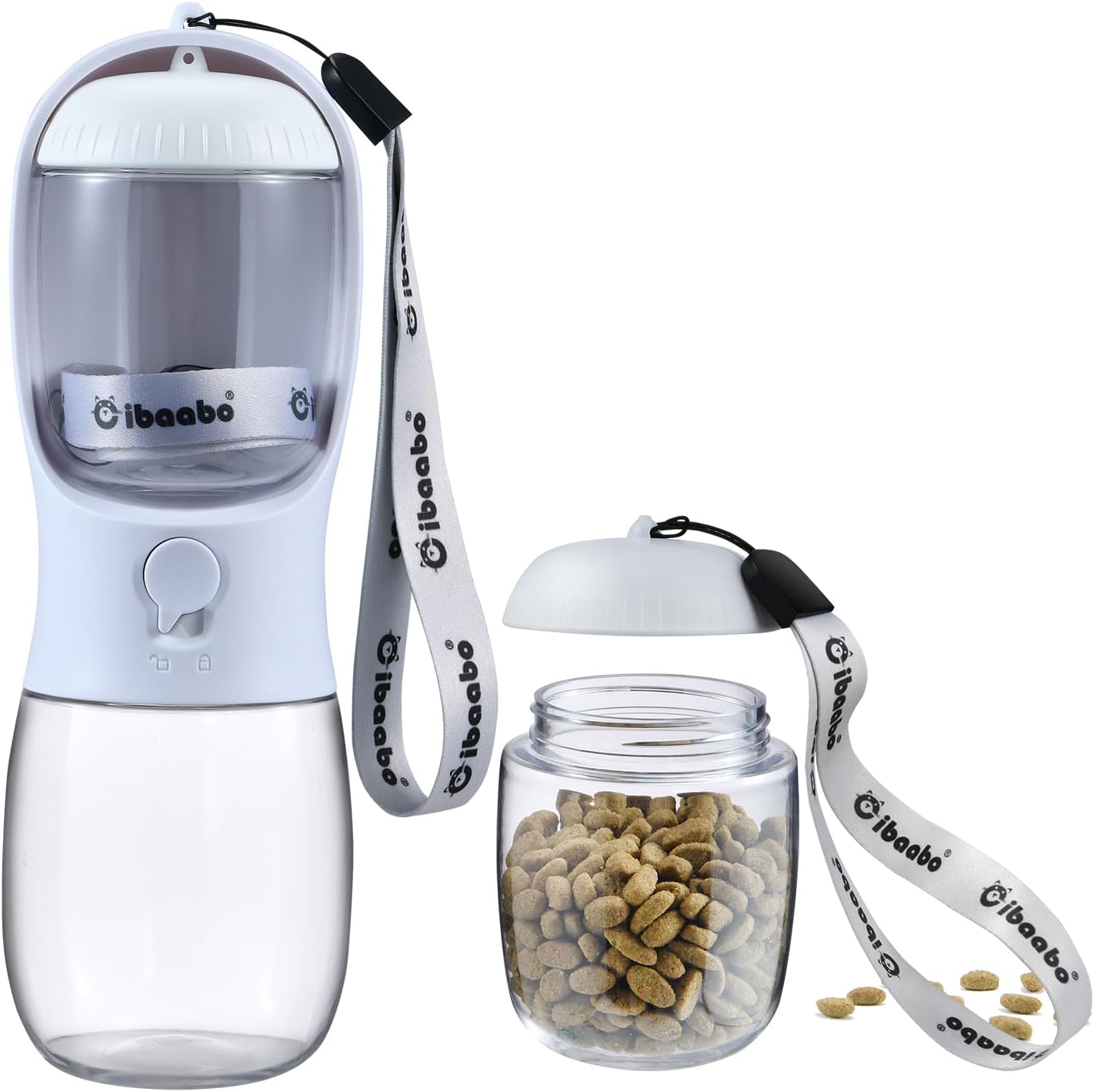 Petpop 2-in-1 Portable Dog Water Bottle & Food Container