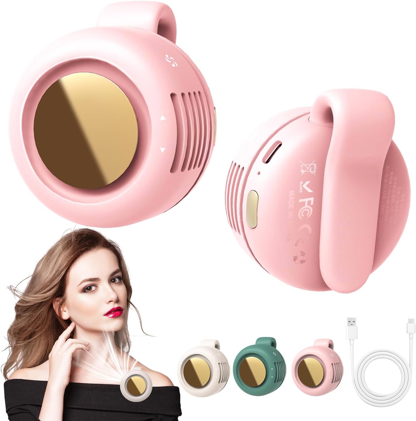 Portable Clip-On Bladeless Fan