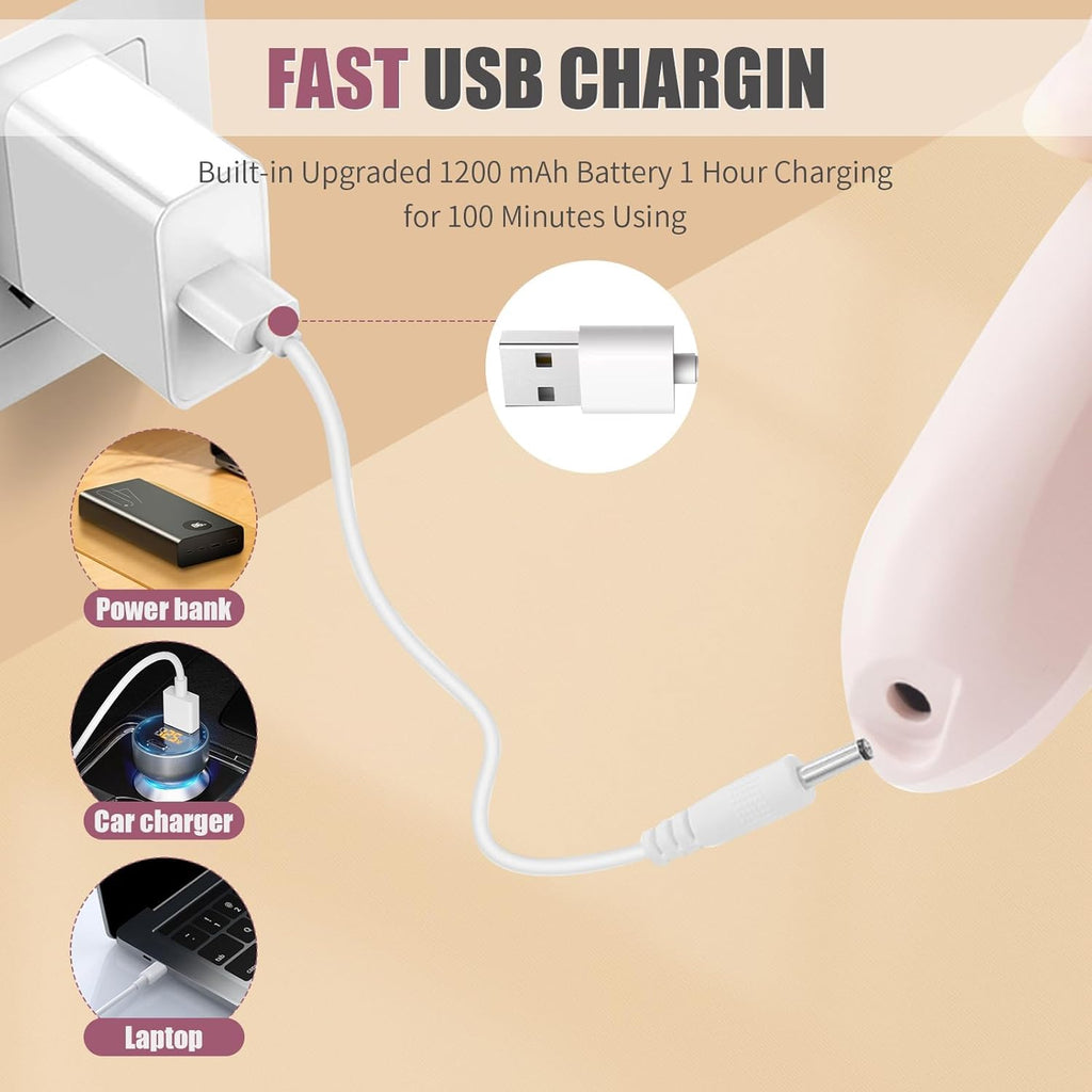 Rechargeable Electric Foot File Callus Remover for Smooth Feet