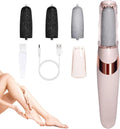 Rechargeable electric foot file for removing dry skin and calluses