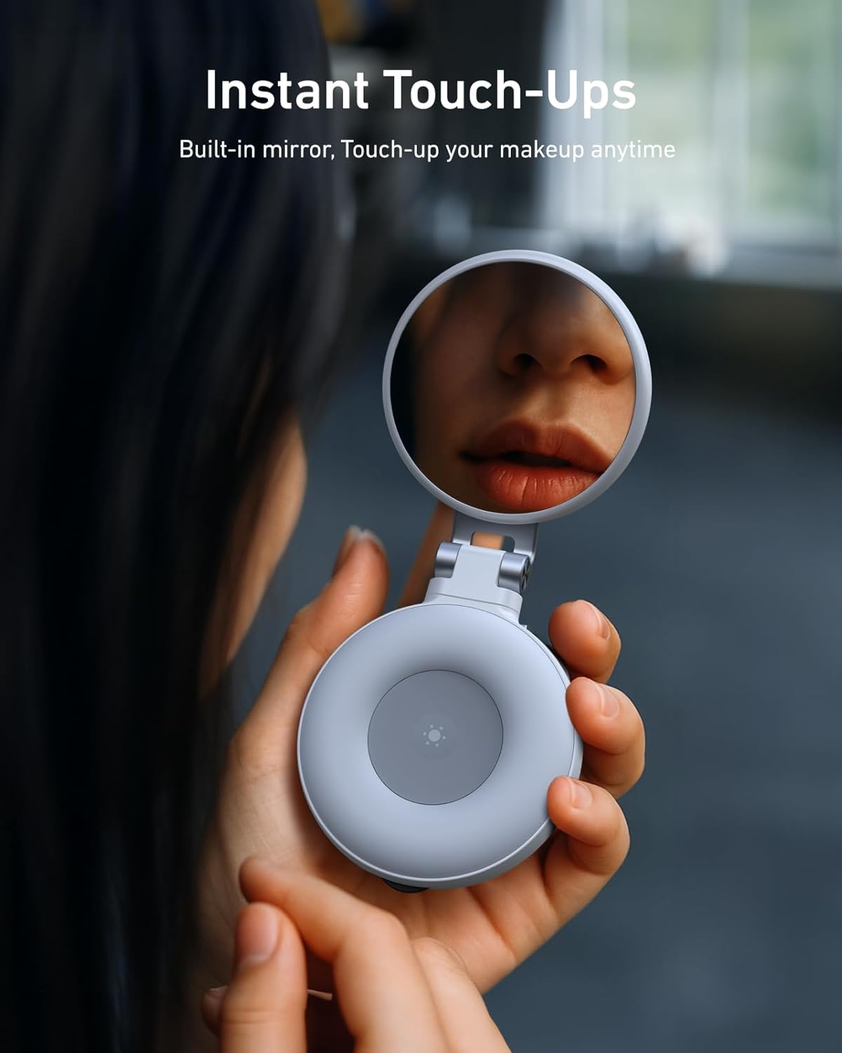 3-in-1 Magnetic Selfie Light & Makeup Mirror - MagSafe Compatible