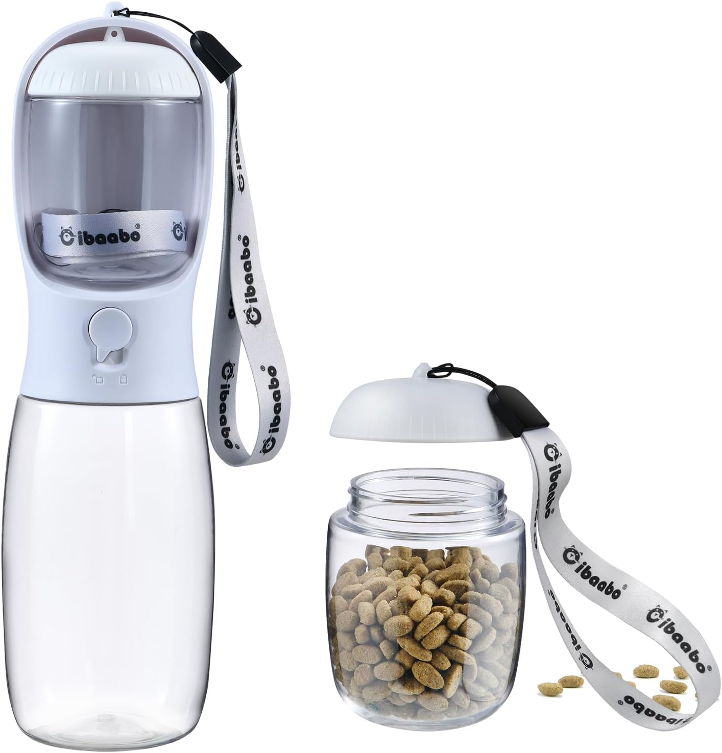 Petpop 2-in-1 Portable Dog Water Bottle & Food Container