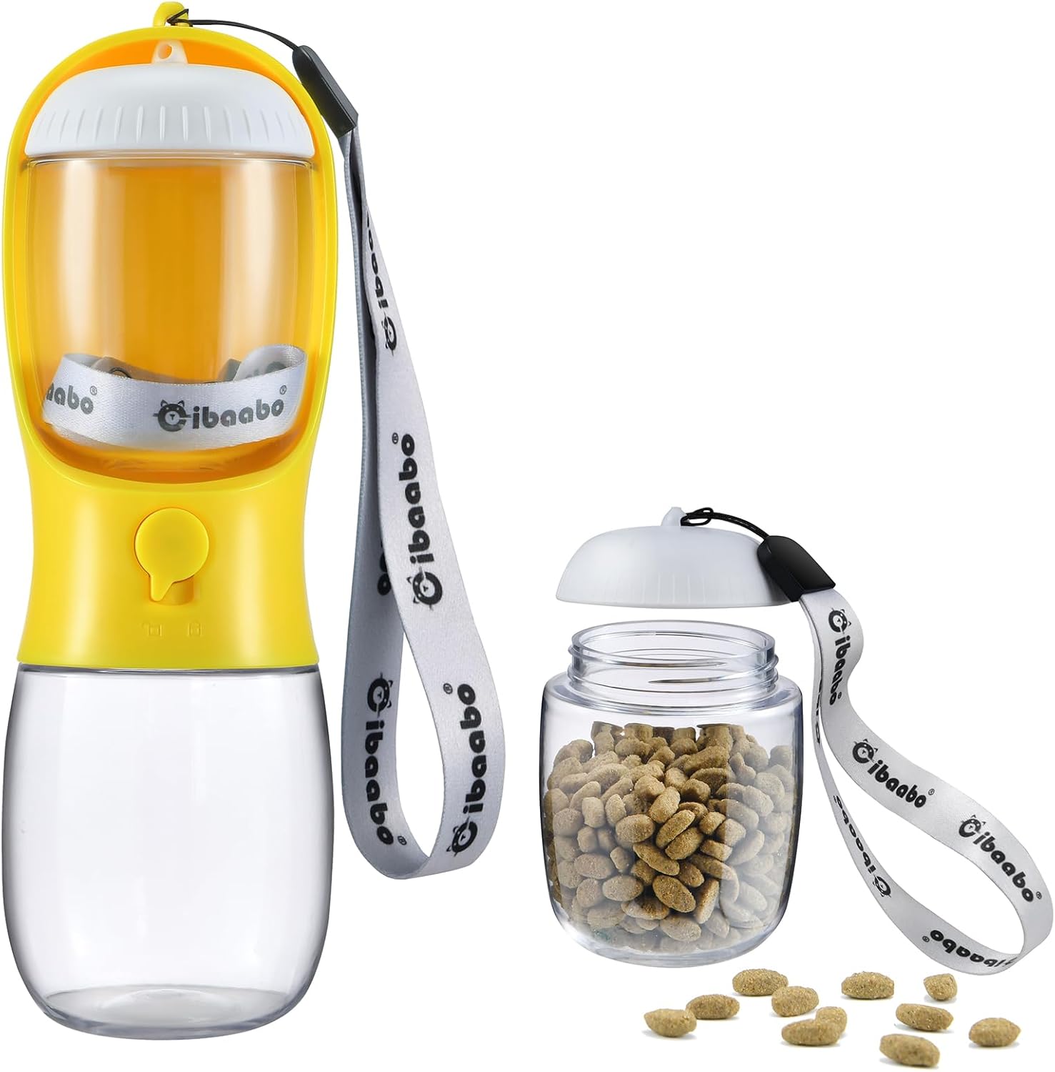 Petpop 2-in-1 Portable Dog Water Bottle & Food Container