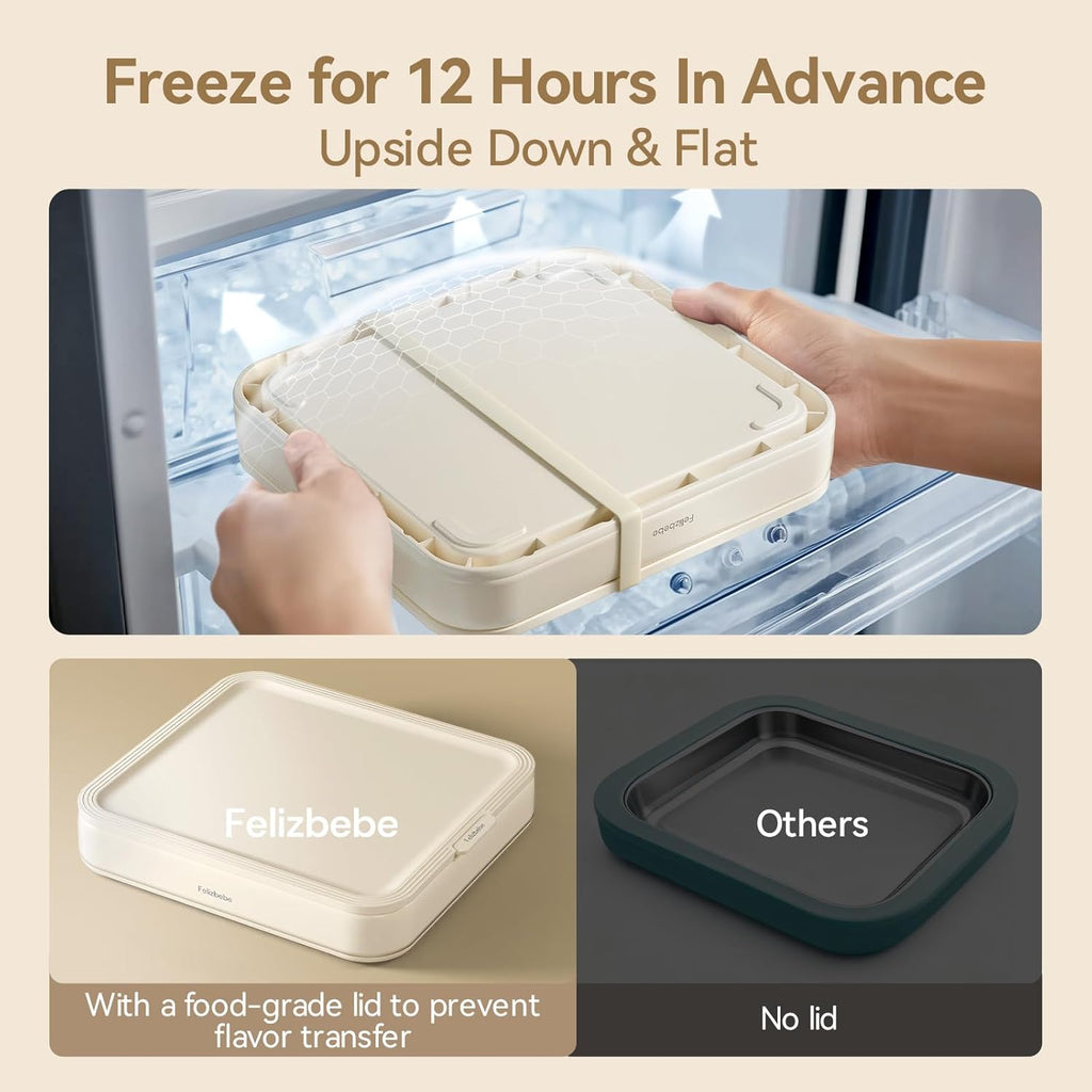 Rolled Ice Cream Maker Kit with Lid and 2 Spatulas