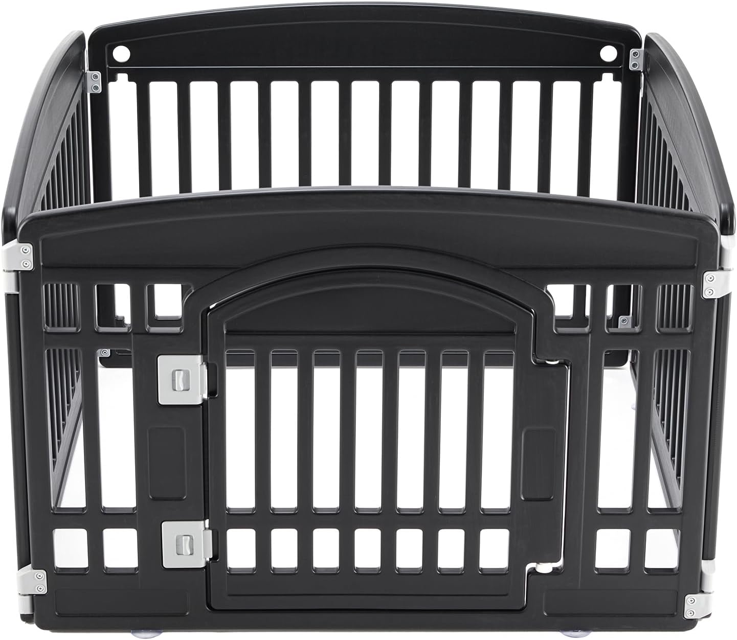 Petpop 24inch Portable Puppy Playpen with Secure Locking Door