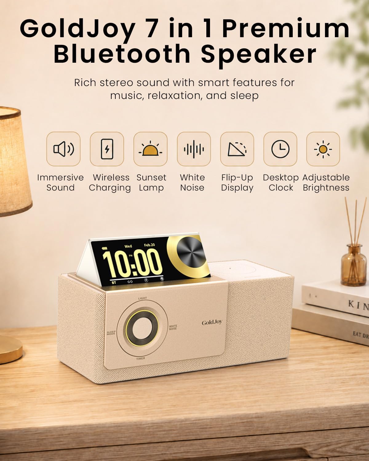 7-in-1 Bluetooth Speaker Charging Station