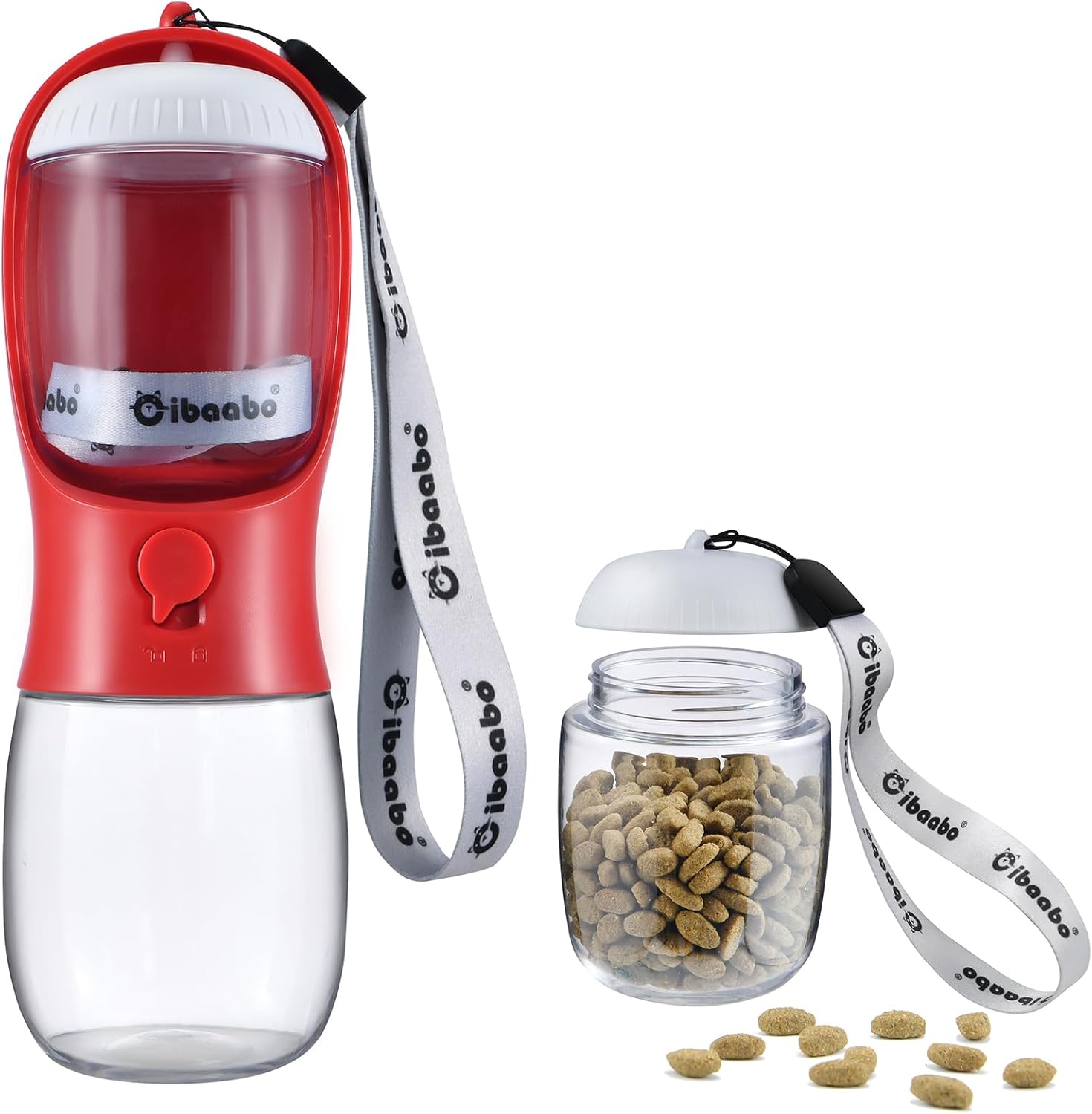 Petpop 2-in-1 Portable Dog Water Bottle & Food Container