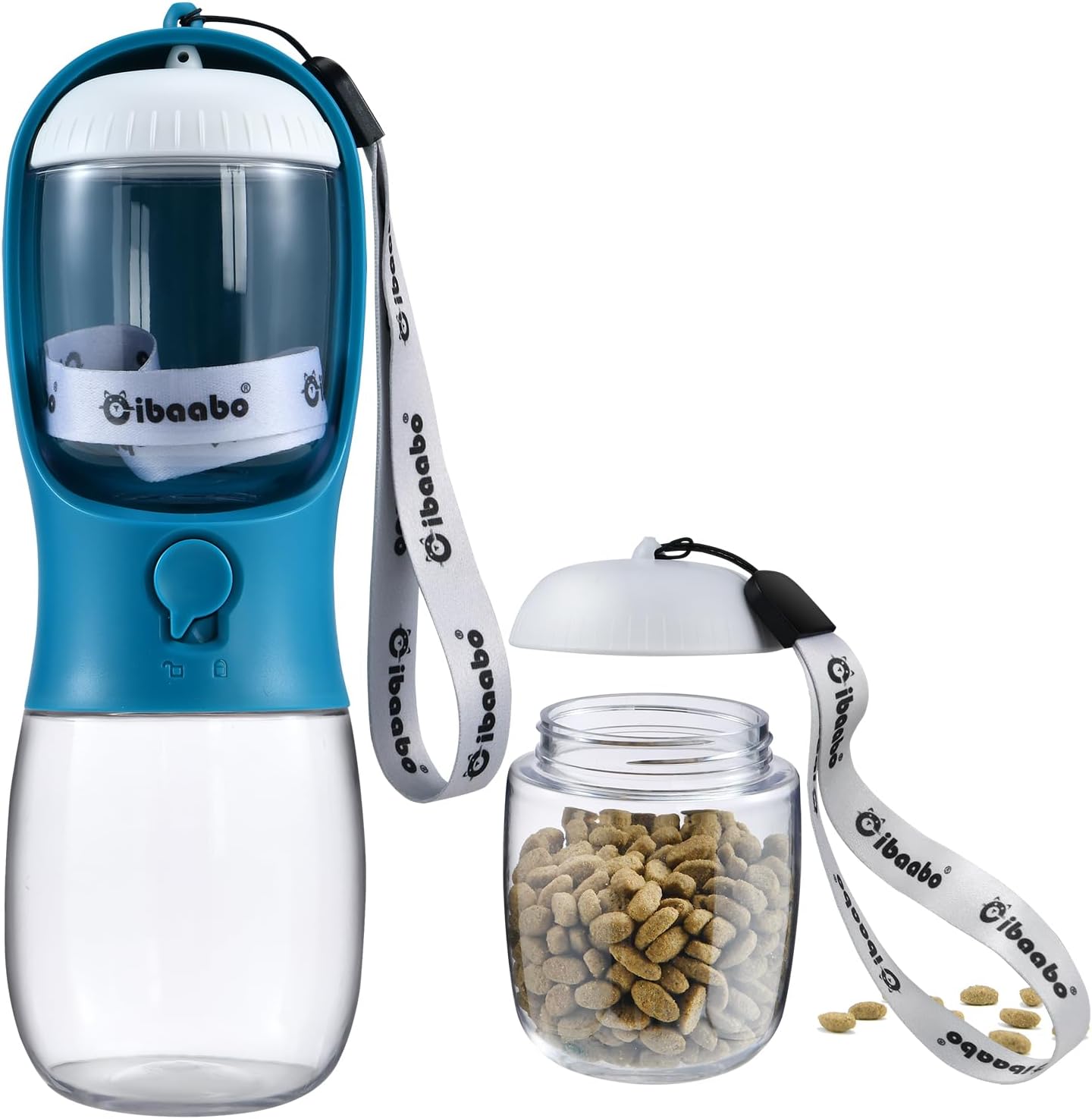 Petpop 2-in-1 Portable Dog Water Bottle & Food Container