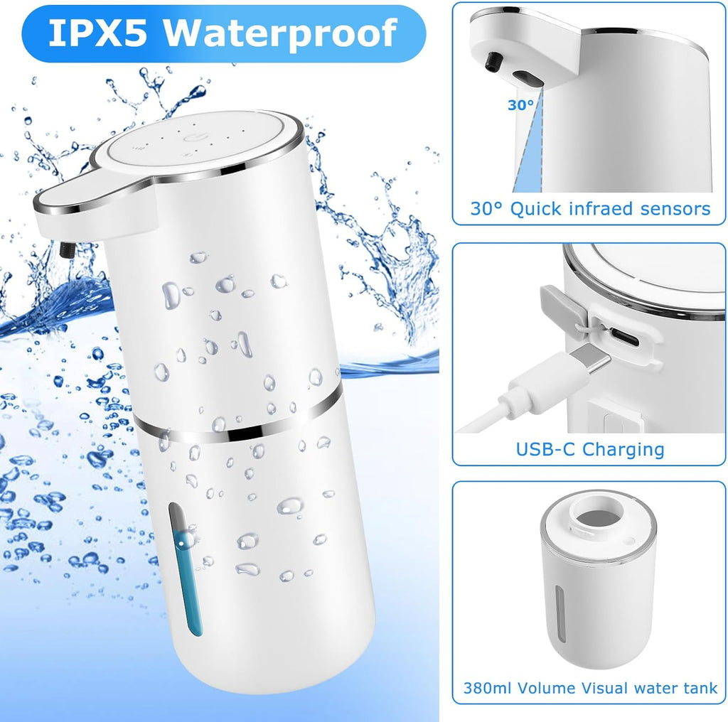 Automatic Foaming Soap Dispenser 2 Pack