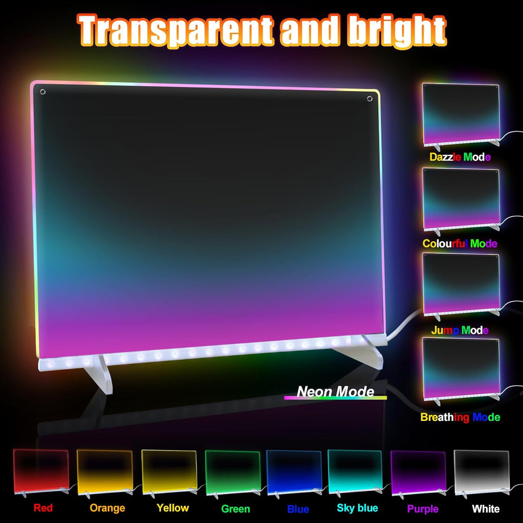 Light-Up Note Board Drawing Tablet with Color Modes