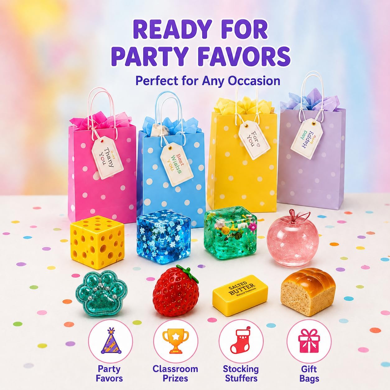 Squishy Fun Box 8 Piece Set