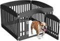 Petpop 24inch Portable Puppy Playpen with Secure Locking Door