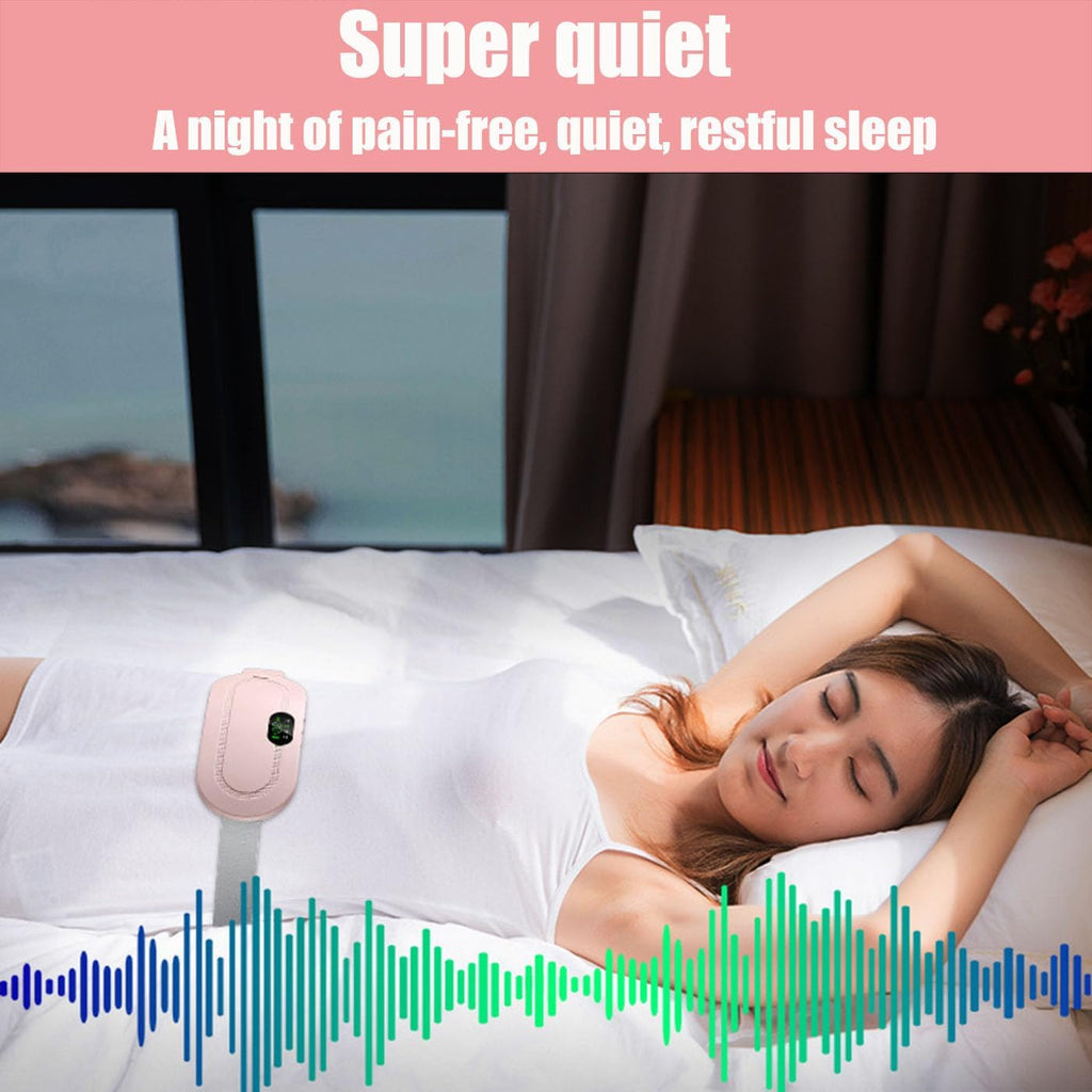 Heating Pad for Period Cramps, Three-Speed Adjustment，Portable Cordless Rechargeable Heating Pad for Menstrual Pain Relief