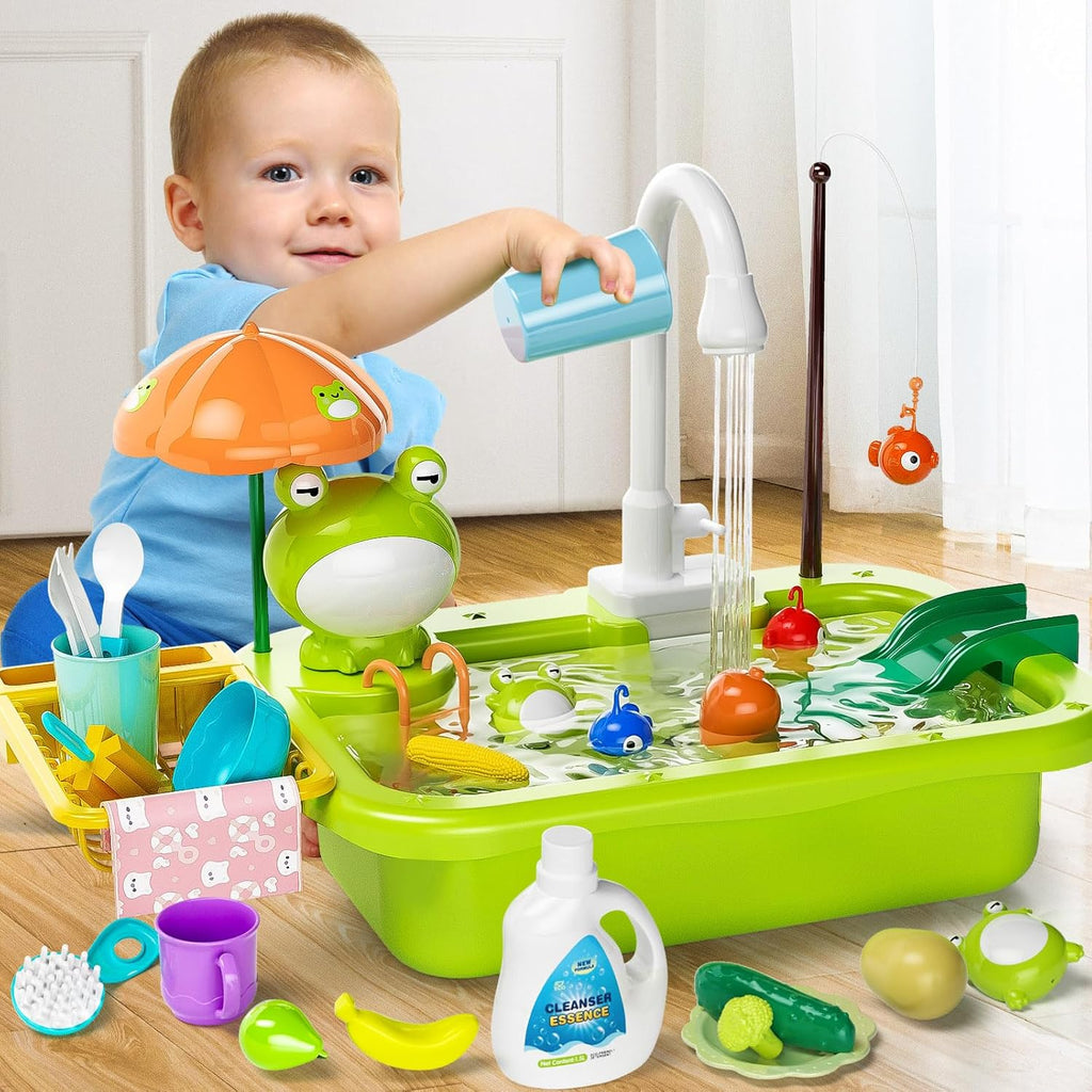 Interactive Play Sink With Running Water Set