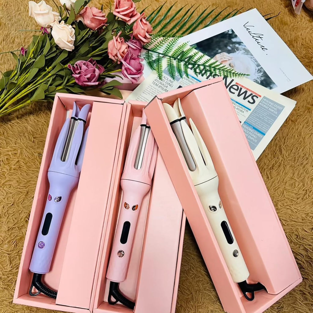 Automatic Ceramic Hair Curler with 4 Temperature Settings
