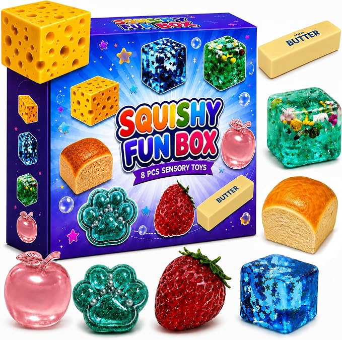 Squishy Fun Box 8 Piece Set