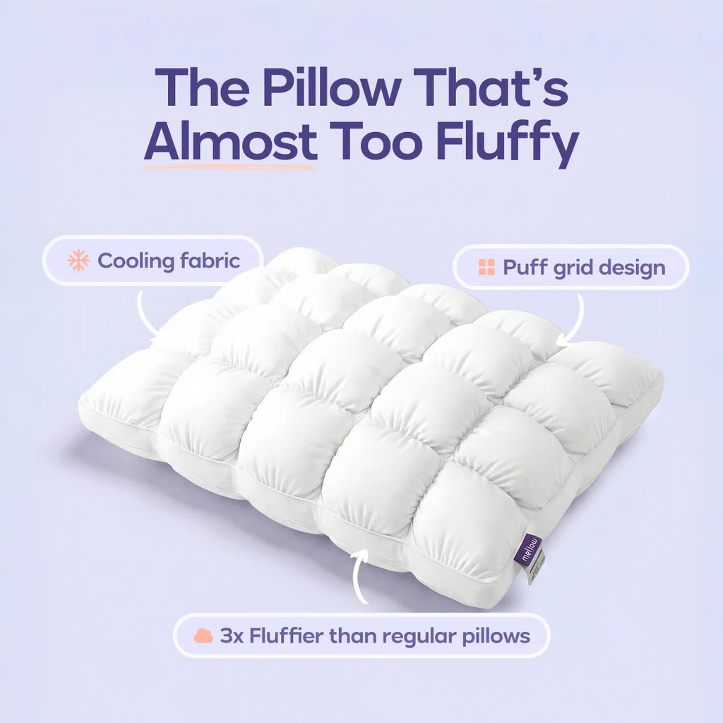 Cooling Memory Foam Pillow | Breathable Soft Support Bed Pillow