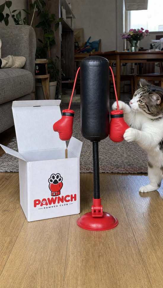 Interactive Cat Punching Bag Toy