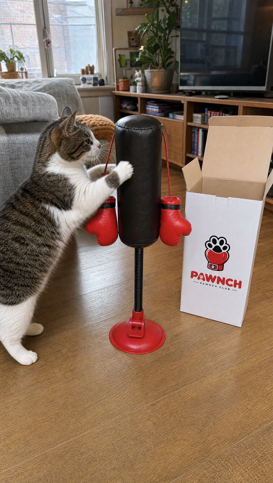 Interactive Cat Punching Bag Toy