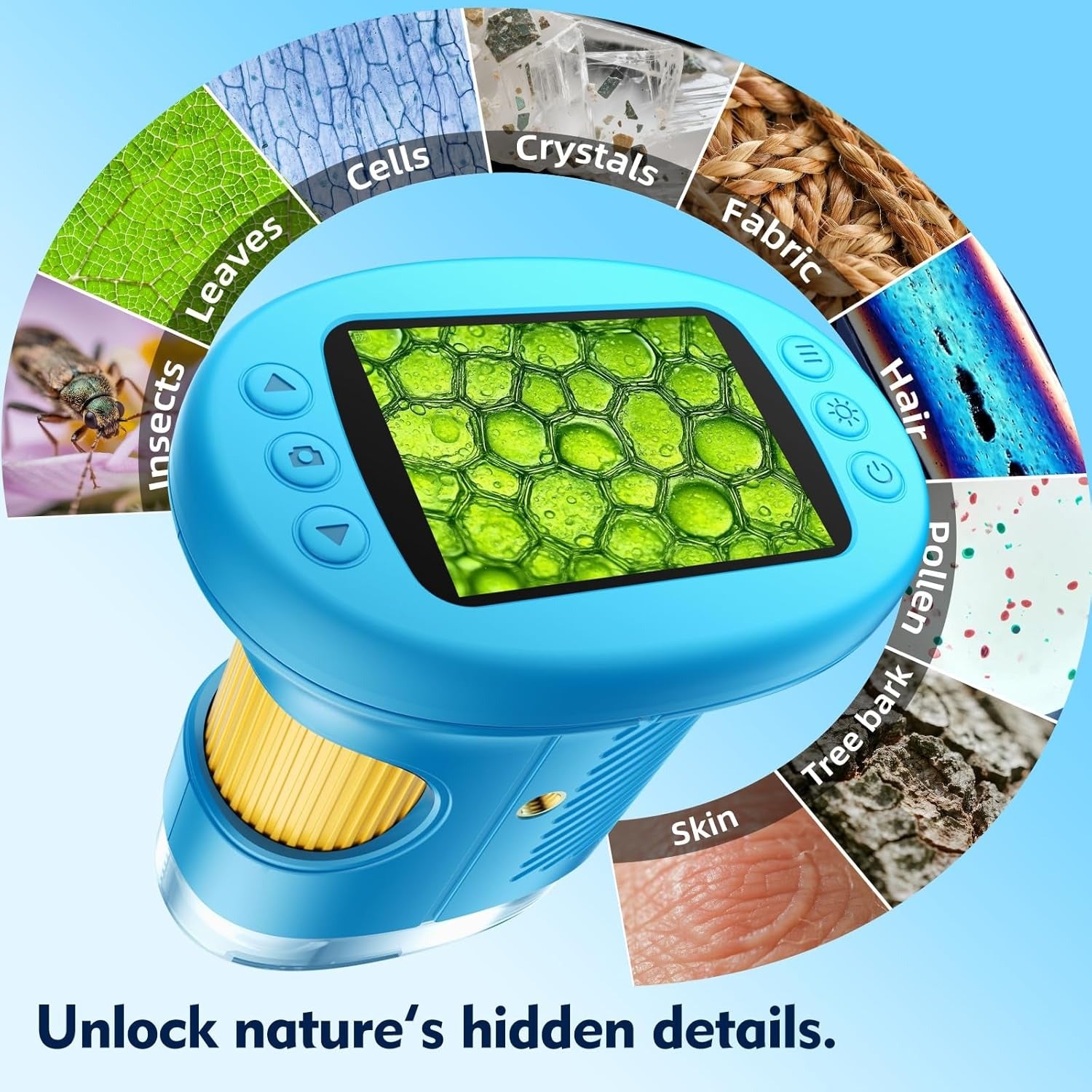 Portable Digital Microscope Handheld LCD Observation Viewer