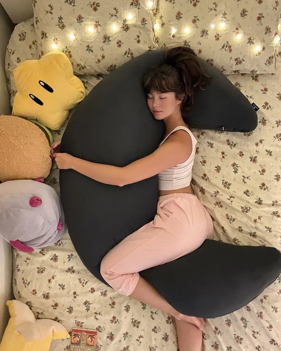 Crescent Body Pillow | Full-Body Support Pillow for Side Sleepers