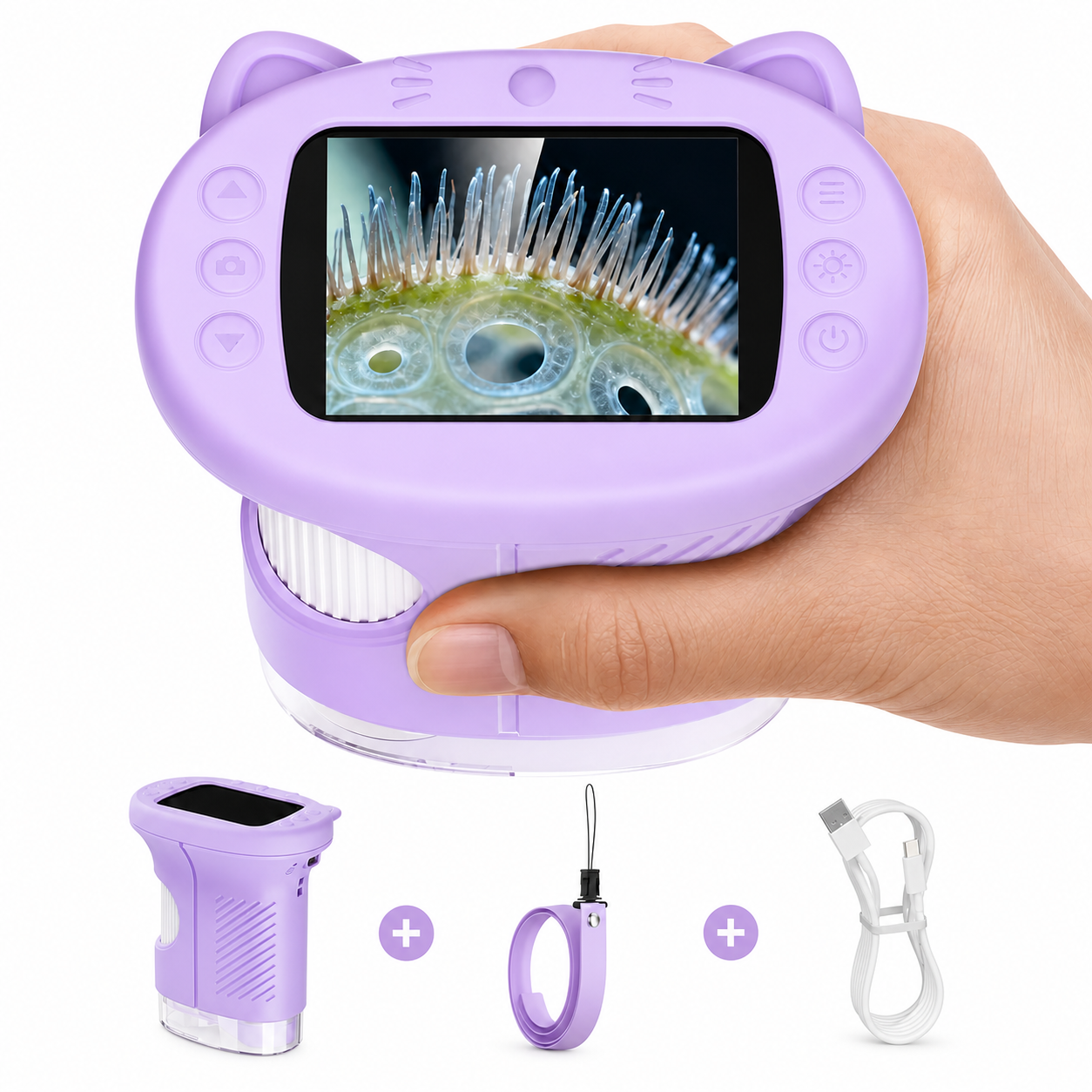 Portable Digital Microscope Handheld LCD Observation Viewer